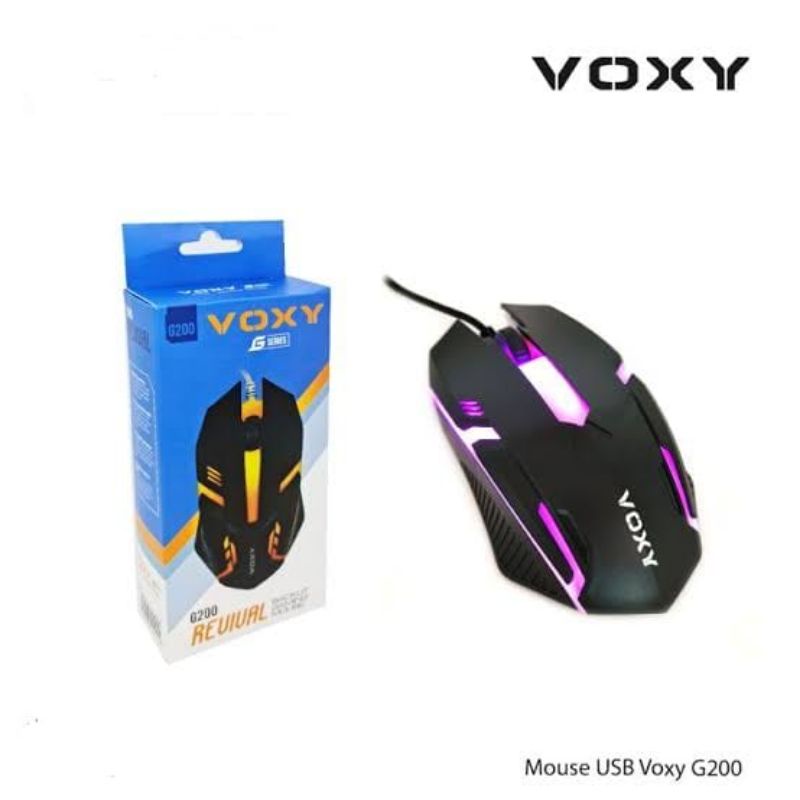 Mouse gaming VOXY G200 RGB Kabel USB