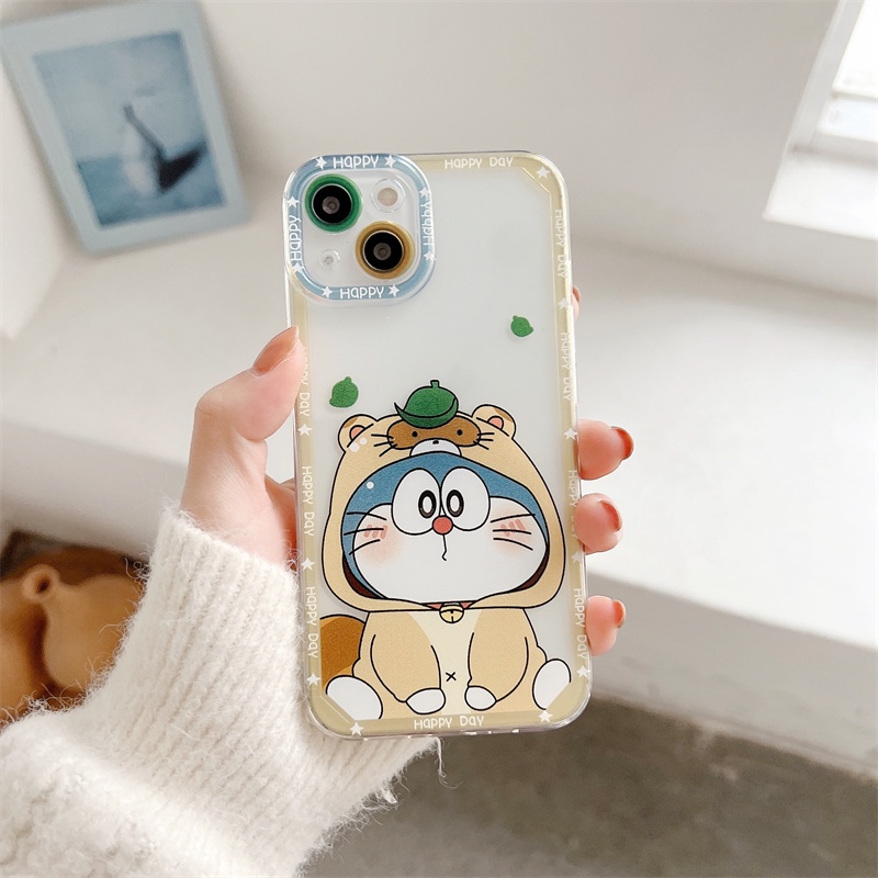 Casing Iphone 13 12 11pro Max X Xs Xr Xsmax 7 8plus Motif Doraemon