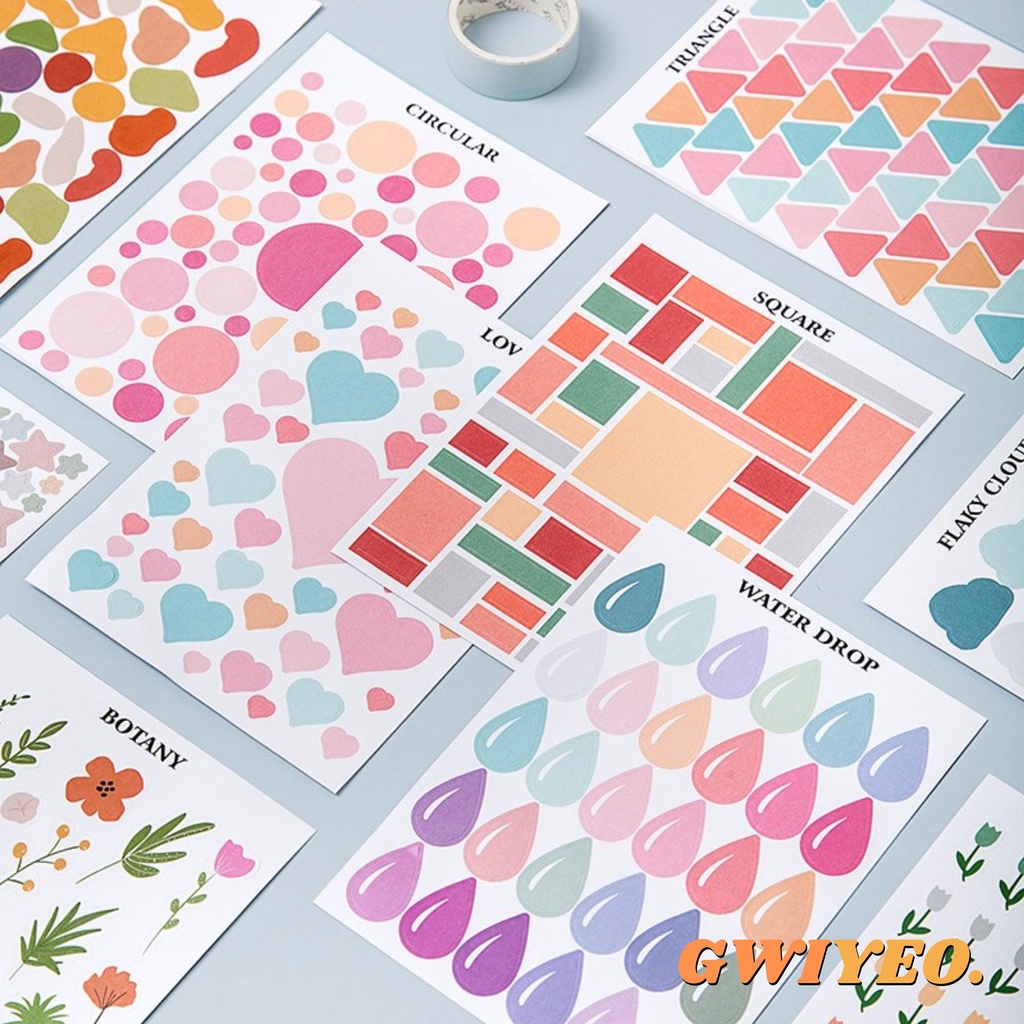 

Sticker Aesthetic Estetik Tahan Air Dekor Bullet Journal DIY Planner