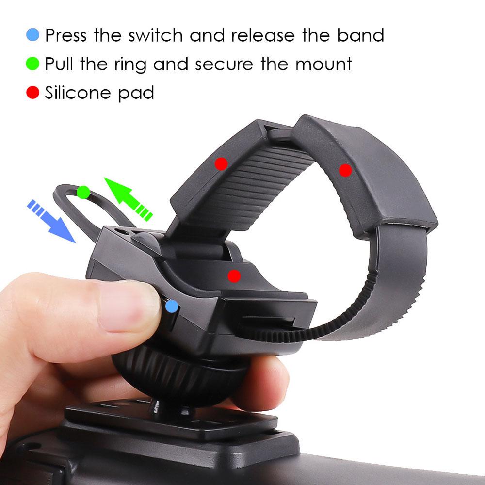 Rebuy Sepeda Phone Holder Adjustable Flexible360° Dudukan Telepon Rotasi