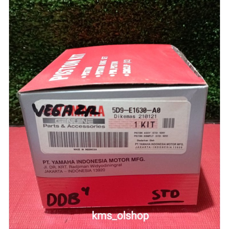 Piston Kit Vega ZR / Ring Seher Kit Vega ZR Size STD ( 5D9-E1630-A0 ), 50 ( 5D9-E1630-B0 ), 100 ( 5D9-E1630-C0 )