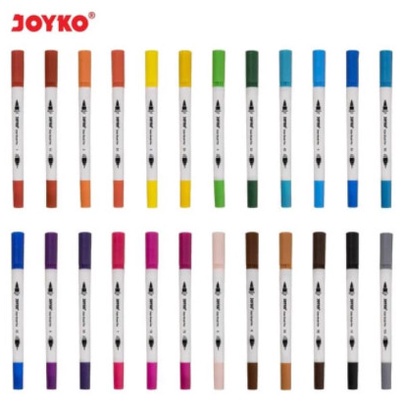 

Menakjubkan Color Brush Pen Pena Kuas Warna Joyko Clp-07 24 Warna Color Limited