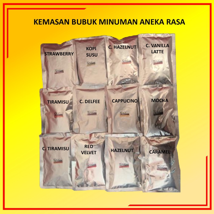 

G02G Bubuk Minuman Aneka Rasa Bubuk Bubble Tea 30 Gram Sachet Ds5Gh