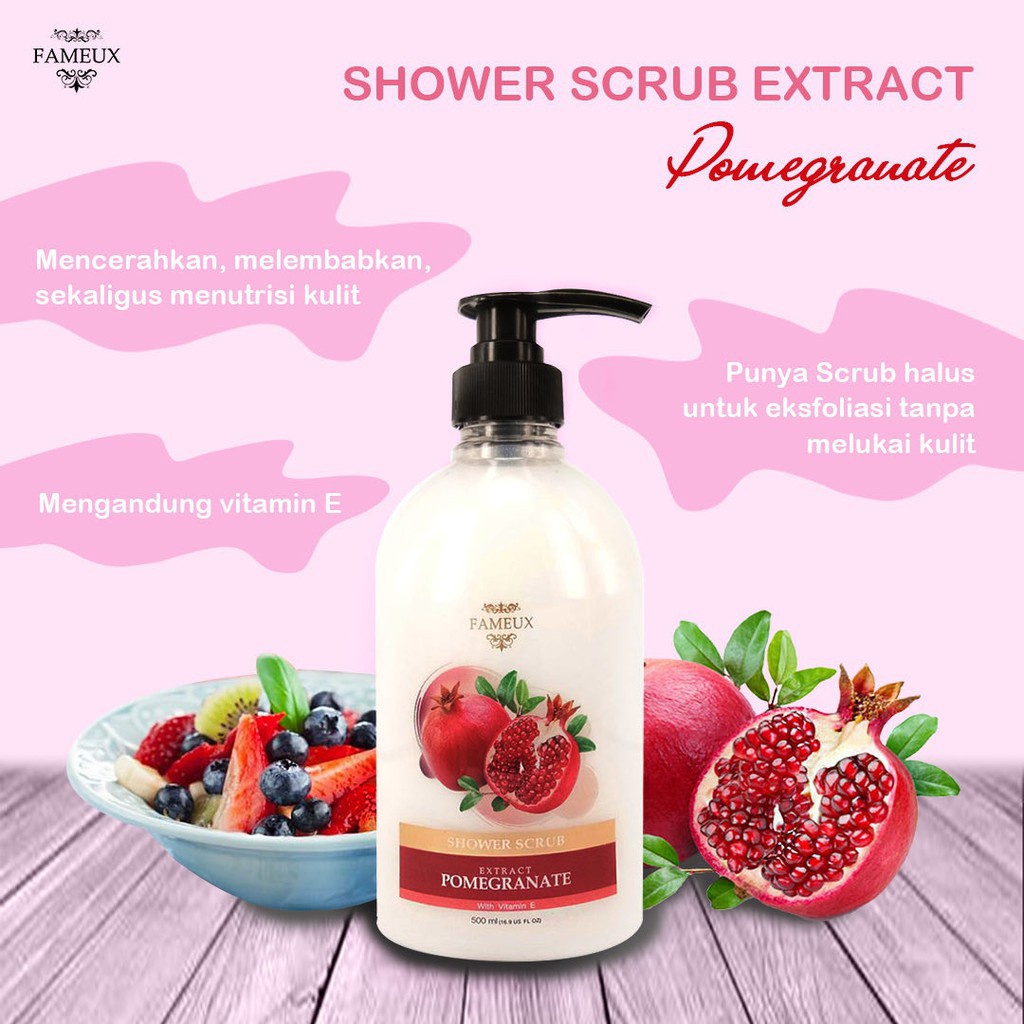 FAMEUX SHOWER SCRUB 250ML