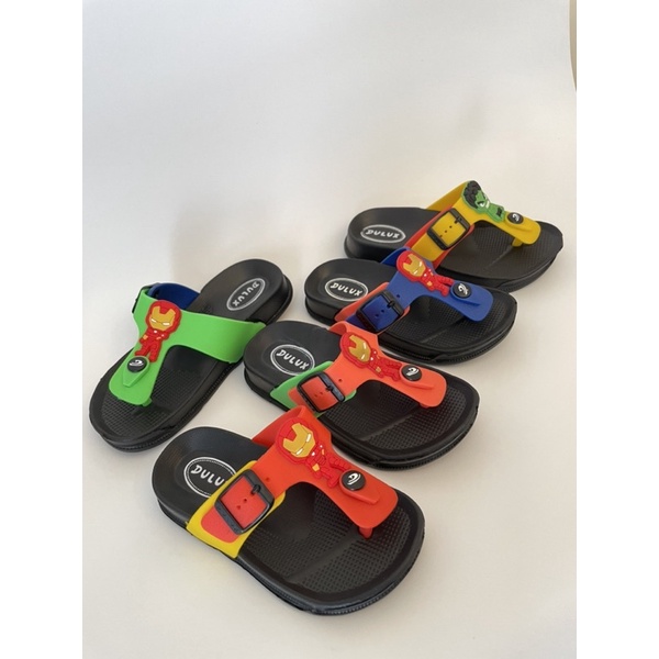 Sandal jepit anak Dulux 213 D mix superhero