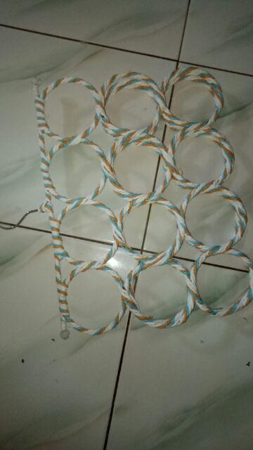 Gantungan Jilbab Hanger 28 Ring – Bisa Untuk Hijab Sabuk Dan Syal