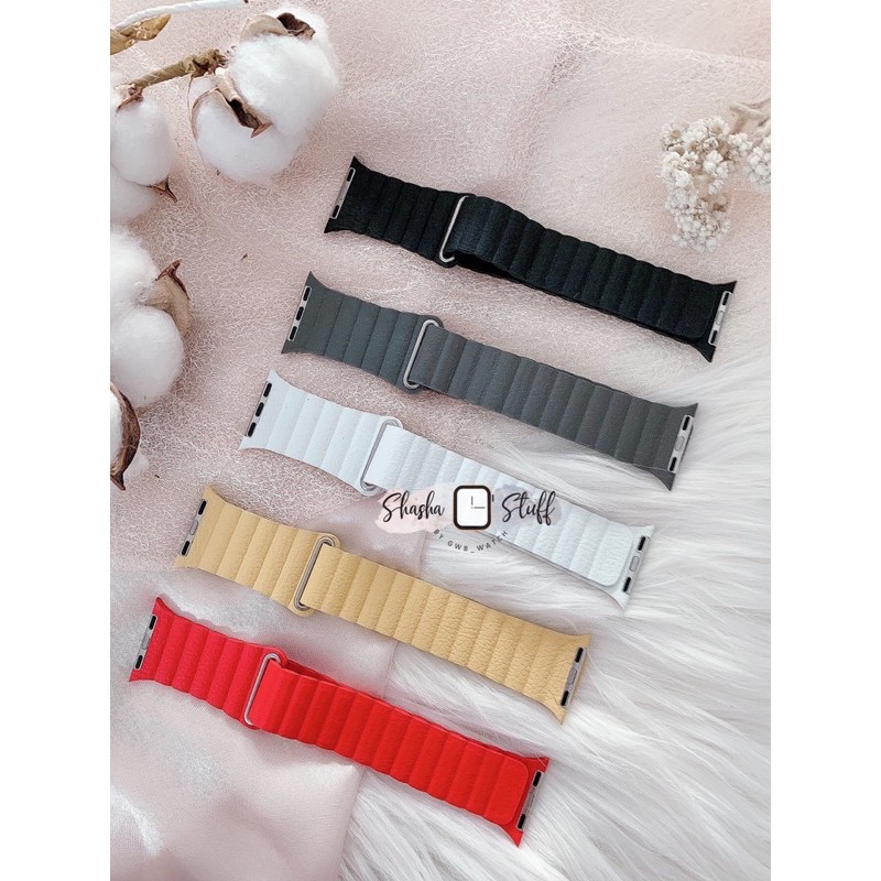 STRAP 38/40 &amp; 42/44MM KULIT APPLEWATCH &amp; IWO SHASHA_STUFF