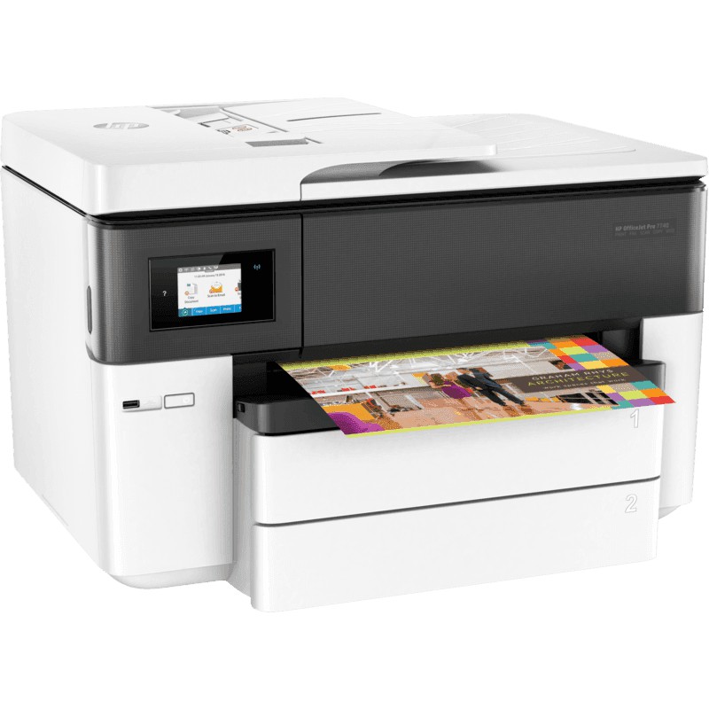 Printer HP OfficeJet Pro 7740 Print Scan Copy Fax A3 Wireless