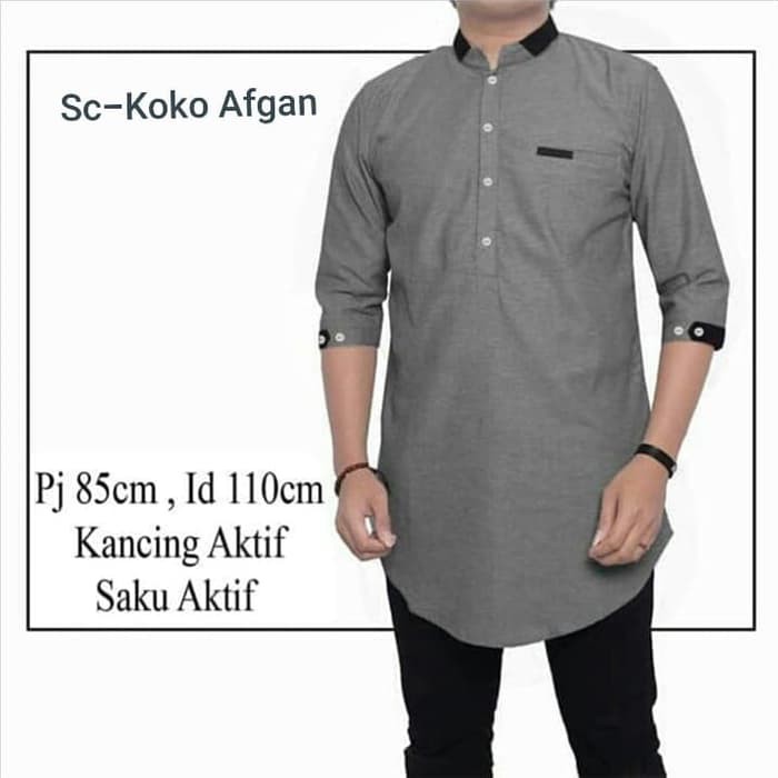 [KOKO 4FGAN SC] baju koko pria katun var color