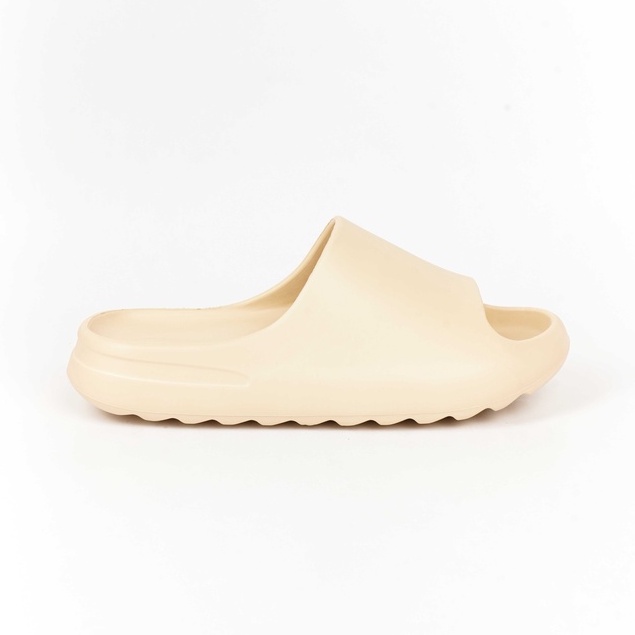 Blow BLAS 0017 Monstera Yeezy Slide Sandal Karet Bahan Phylon-Beige