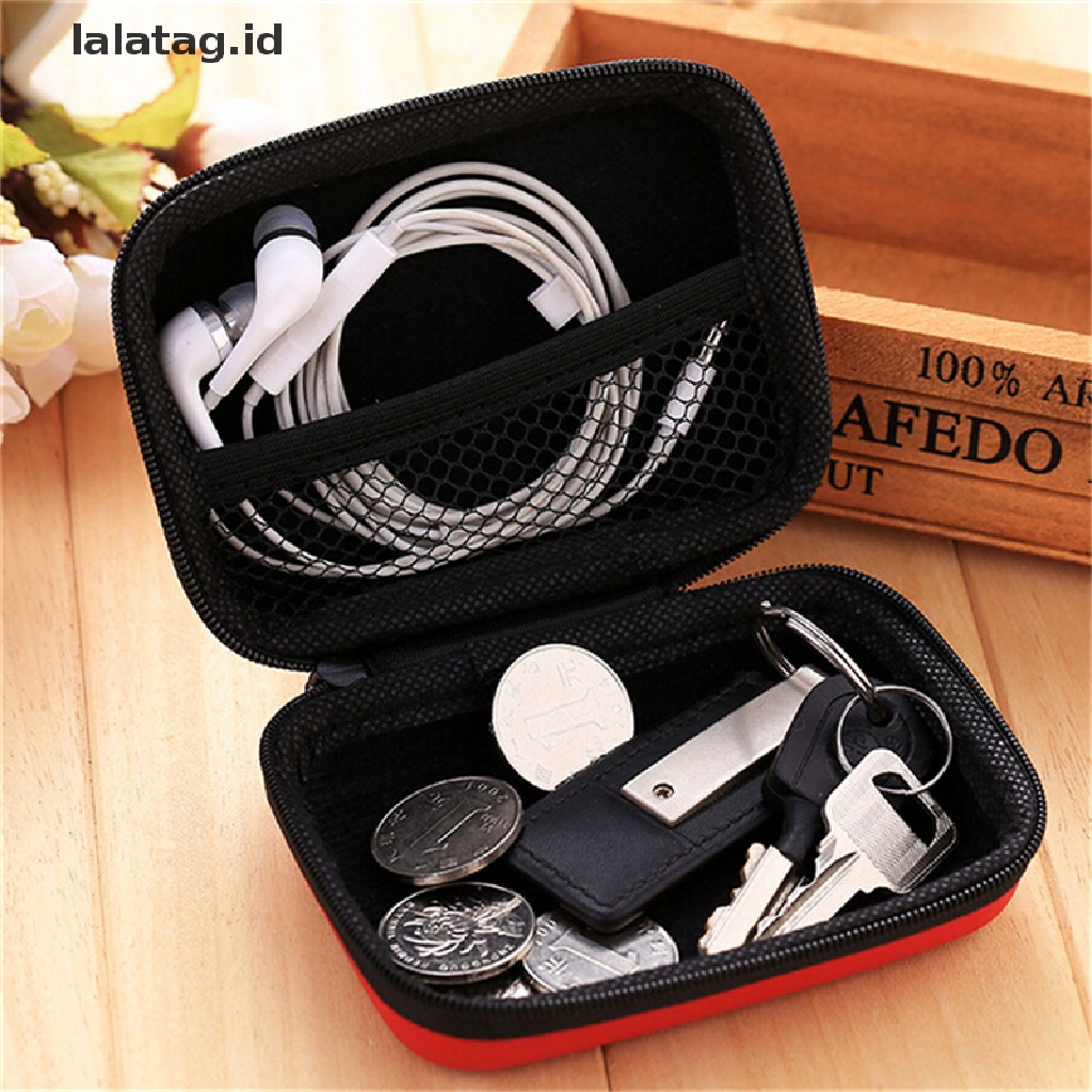 (Flyag) Tas Hard Case Penyimpanan Headset / Headphone / Earphone