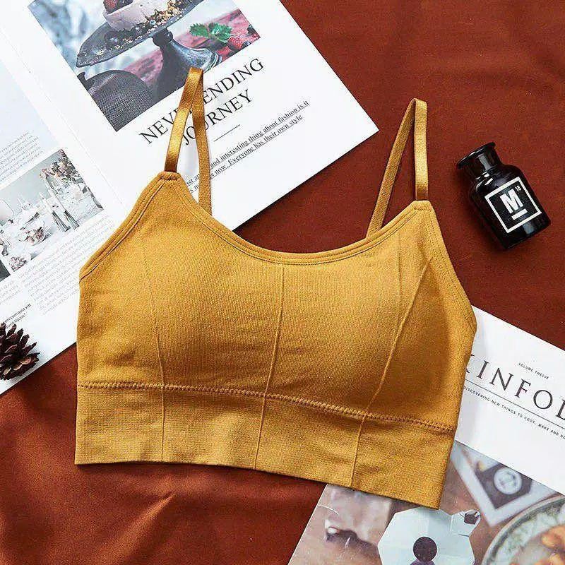 Bra Wanita Model One-Piece Bra Bralette Push Up dengan Bahan Nyaman dan Bergaya Korean Style