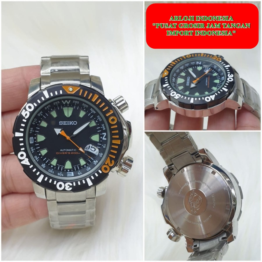 New Jam Tangan Seiko Sport Divers Superior Automatic Garansi 1th