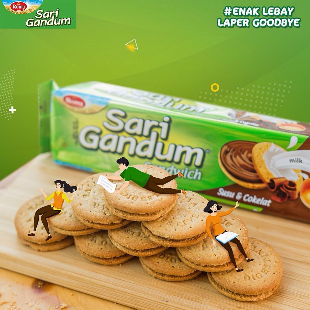 

Roma Sari Gandum SANDWICH 115GR