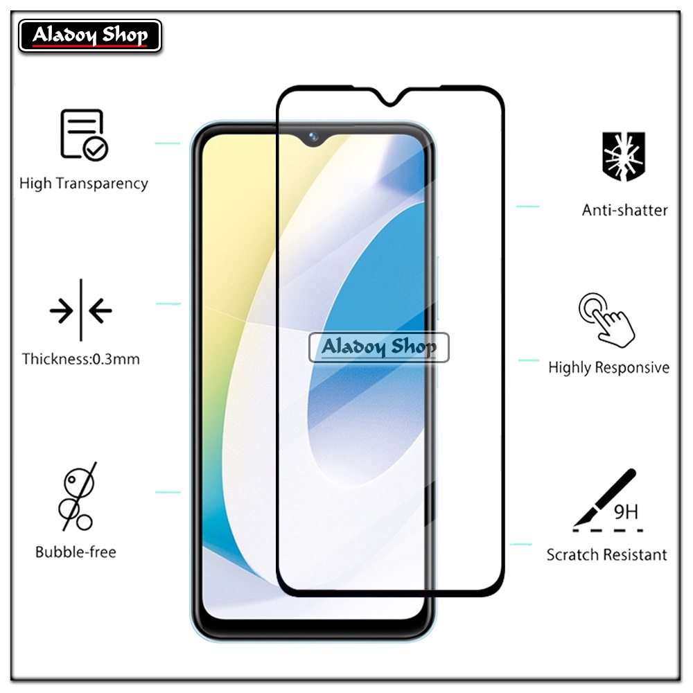 PAKET 2 IN 1 Tempered Glass Layar Vivo Y22/Y22S + Skin Carbon Film 3D