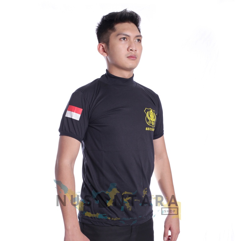 Kaos Satpam Terbaru Warna Cream Kaos Security Terbaru Cream Kerah Tinggi Kaos Dalam Satpam Kaos Satpam Cream Kaos Satpam Terbaru