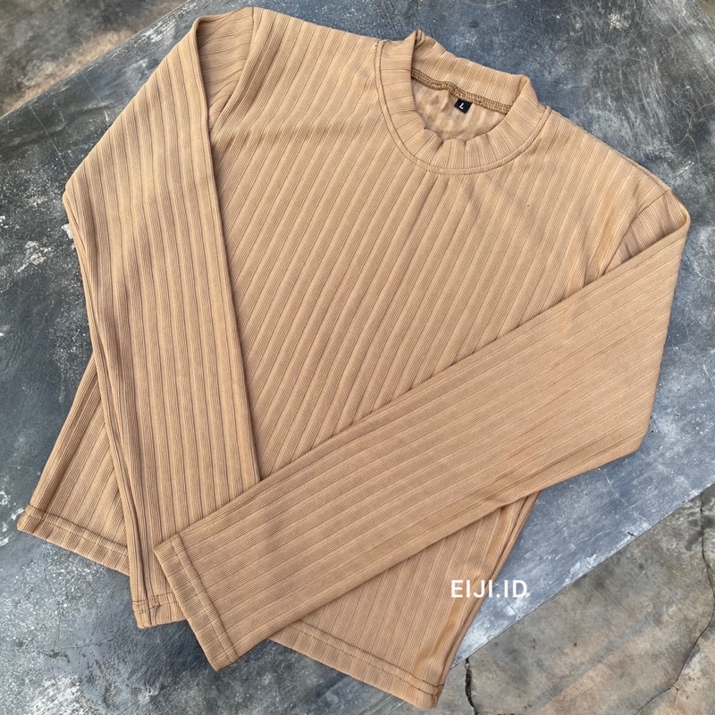 Basic Crop Top Bahan Premium Knit Tebal - Sierra Top