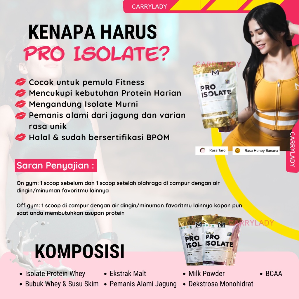 M1 PRO ISOLATE 2 LBS 2LBS MUSCLE FIRST PROTEIN PROISOLATE DIET HALAL BPOM WHEY ISO SUSU GYM FITNESS