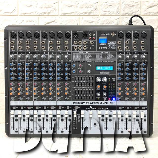 Power Mixer Crimson CR 1222 D Original 12 Channel