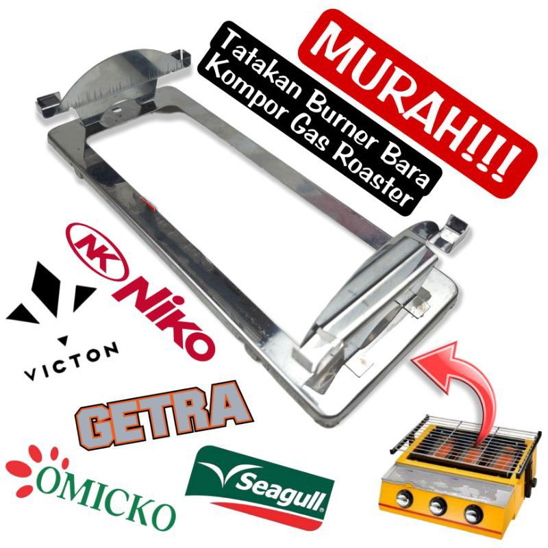 DUDUKAN ALAS PENYANGGA KOMPOR PANGGANG ROASTER MODEL JEPIT