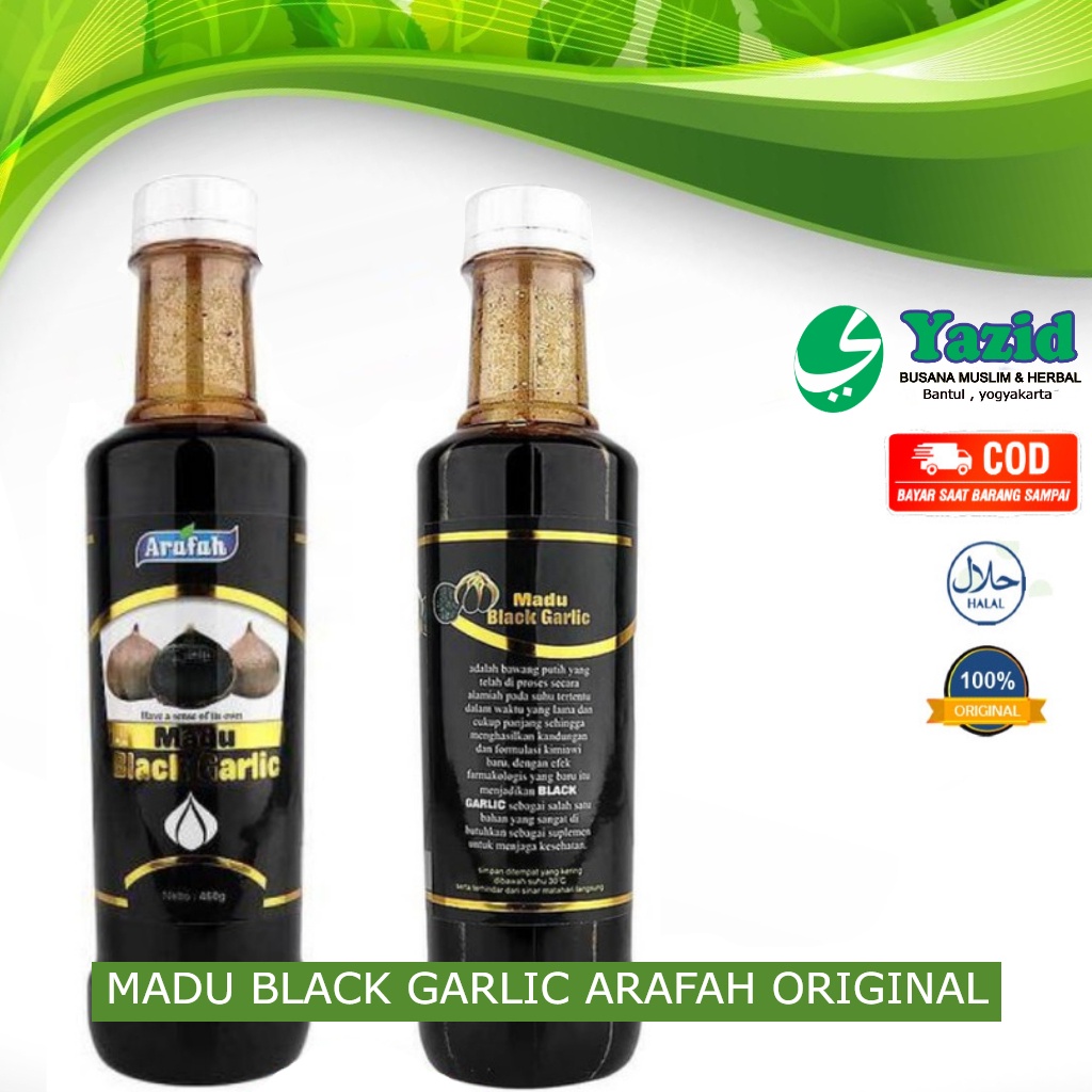 

Madu Black Garlic Arafah Bawang Tunggal Hitam Obati untuk Darah Tinggi dan Kolesterol