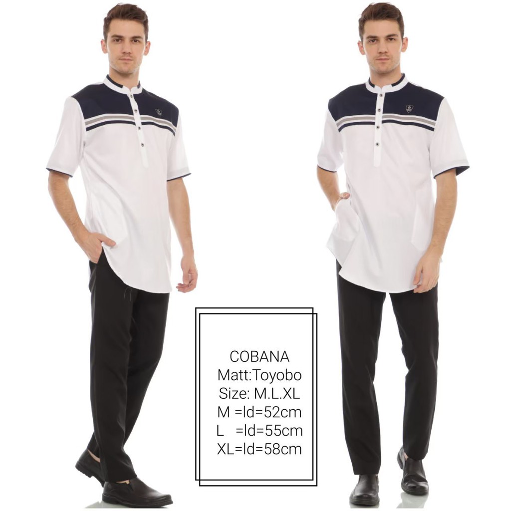 Terlaris ! Baju koko pria lengan pendek Original Cobana Baju koko pria dewasa tangan panjang terbaru murah berkualitas premium