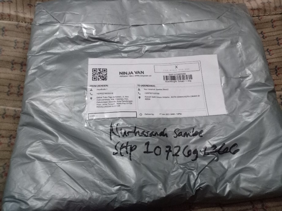 Tey-17 Batik Wanita Asj Sa Hrb026 Kenongo Kemeja Tosca Pendek