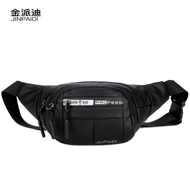 Tas Selempang Waist Bag Pinggang Pria Laki Cowo Cowok Impor Anti Air Mirip Jinpaidi Hongyunda - 601