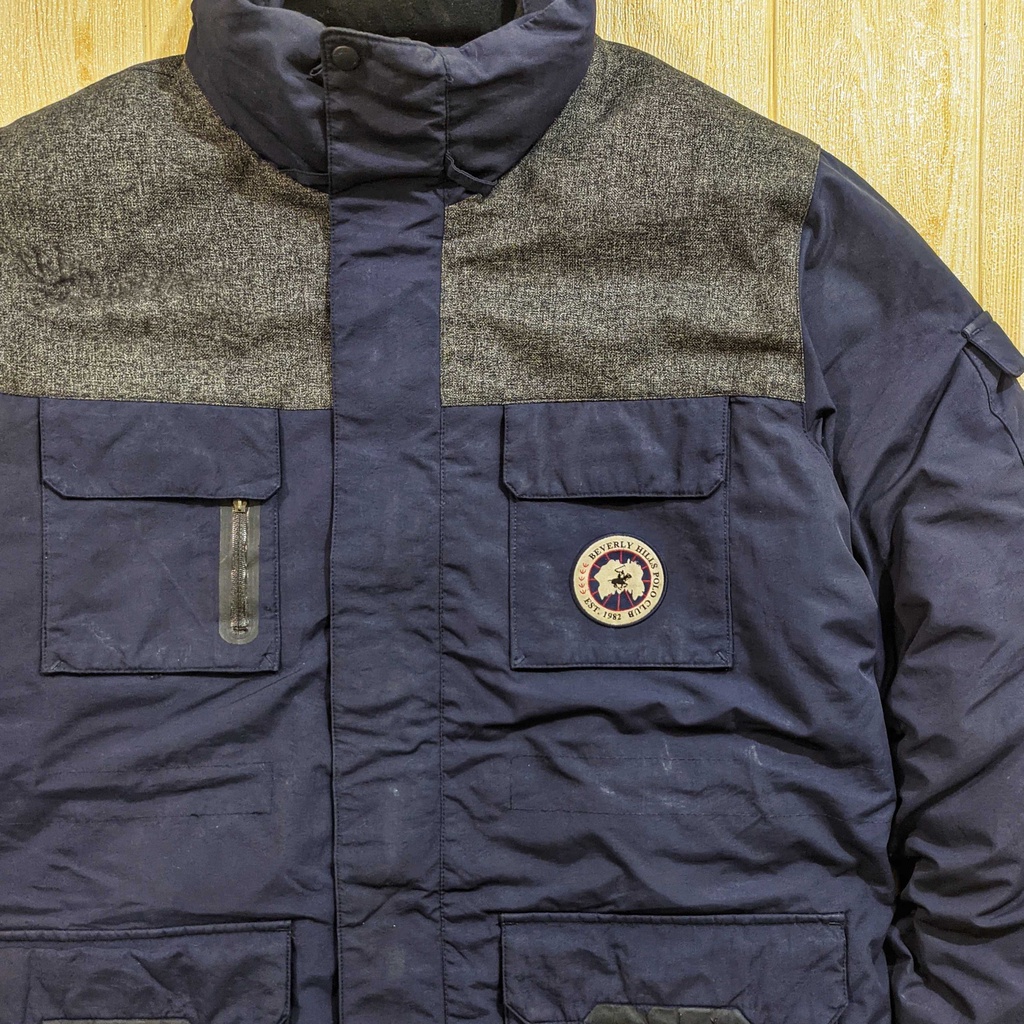 Beverly Hills Polo Club  - BX156/Jaket Dacron/  Jaket Pria / Jaket Microfiber/ Jaket Outdoor/ Jaket 