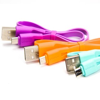 Kabel USB Micro VIVAN 30cm Android Colorful Data Cable