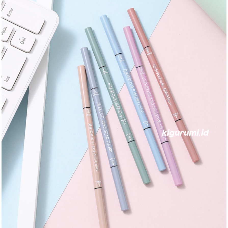 LAMEILA 1 SET 6 PCS Alis Eyebrow Colors Double Heads Eyebrows LA145 785
