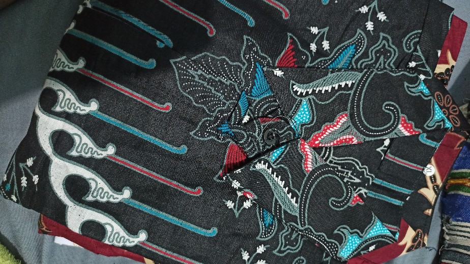 New Arrival Distro Batik Pria Bordir Sogan Hrb026 Batikaf Notoarto Batik Ipnu-ippnu Hem Pria Bel