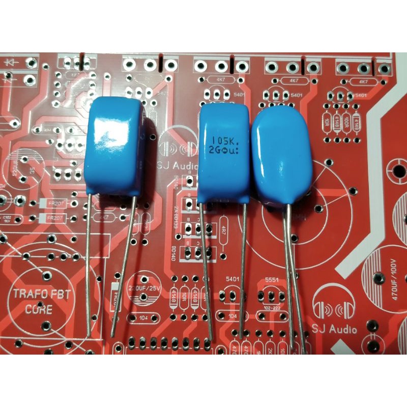 capacitor kapasitor 105 1uf 400v biru