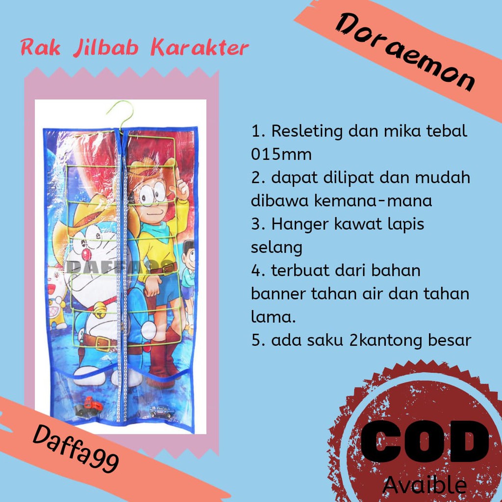 Rak Jilbab Gantung  | Gantungan Jilbab | Hanger Jilbab |Rak Hijab