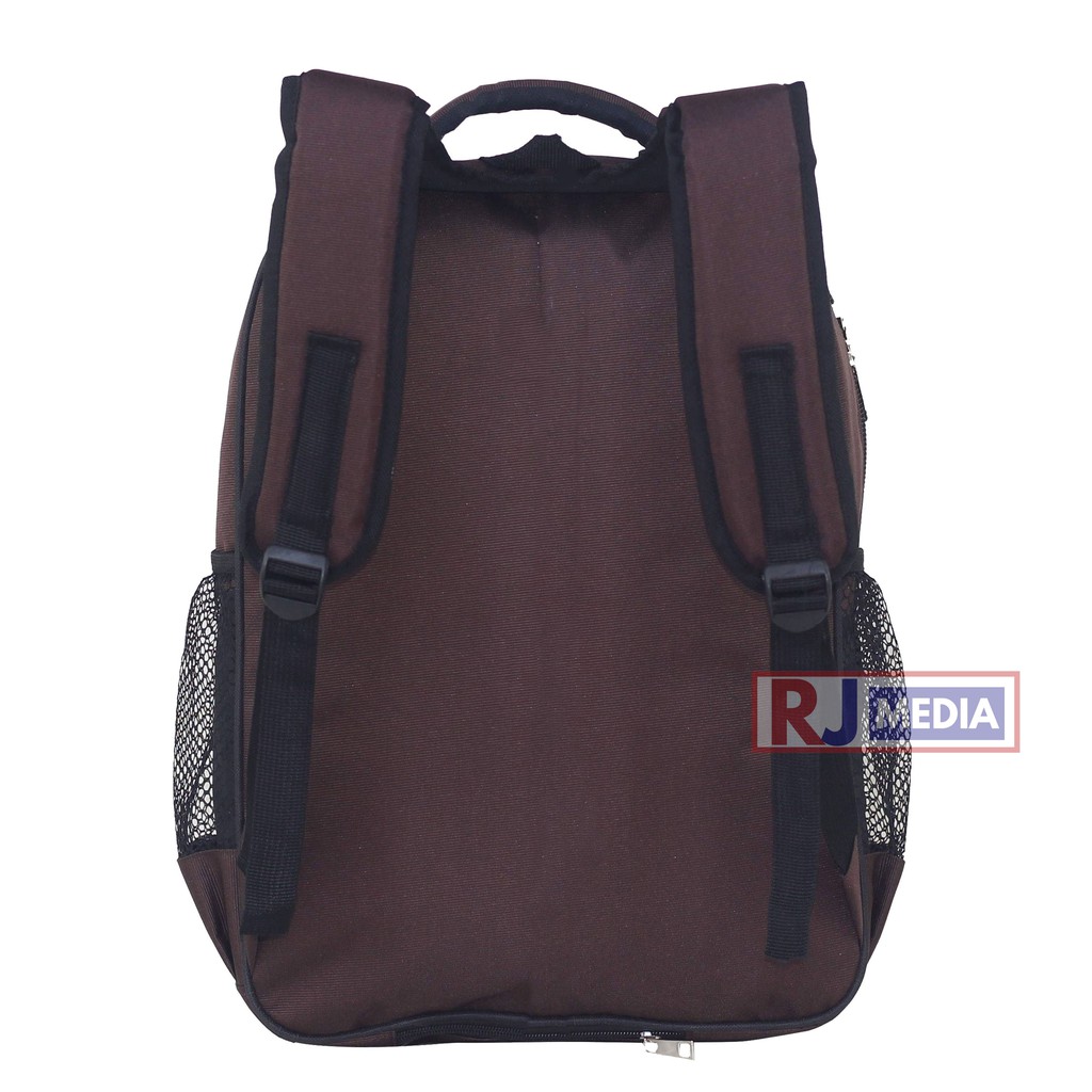 Tas Sekolah SMP SMA Kuliah Kerja Tas Pria Backpack Alfito Jaring Spider Coklat Tas Gendong Free Raincover Laptop In Kualitas Impor Termurah Jahitan Awet Muat Banyak