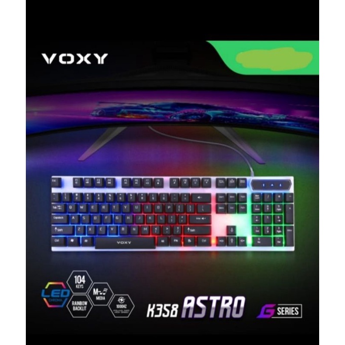 Keyboard USB Gaming Voxy Astro K358 / Keyboard USB Gaming RGB