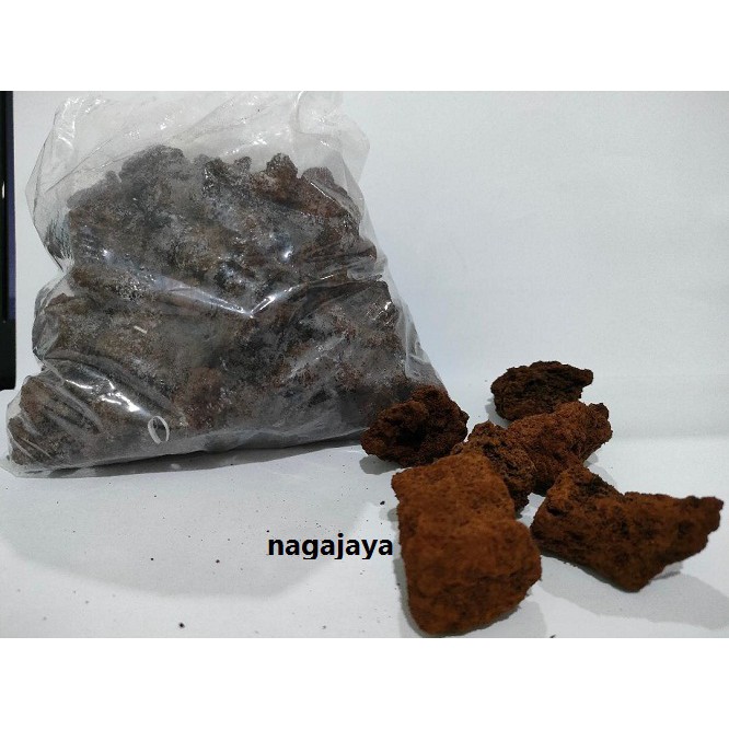 Batu lavarock batu lava rock batu lava aquarium 1 kg aquascape