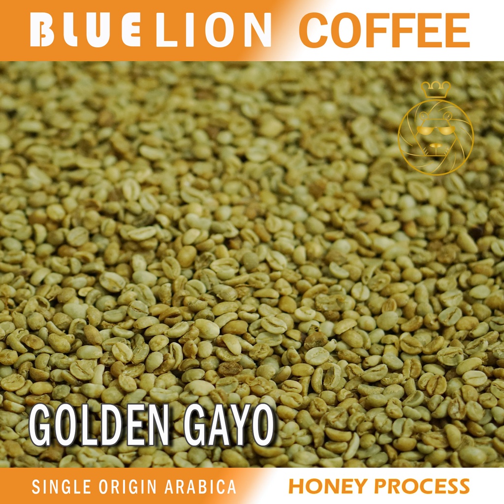 Bluelion Coffee Golden Aceh Gayo Honey 1 KG Biji Mentah Kopi Single Origin Arabica Green Bean Red Ho