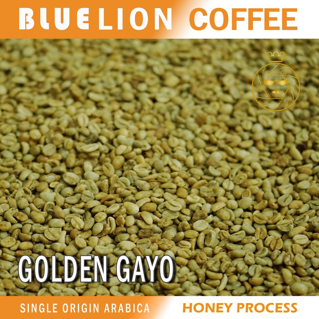 Bluelion Coffee Golden Aceh Gayo Honey 1 KG Biji Mentah Kopi Single Origin Arabica Green Bean Red Ho