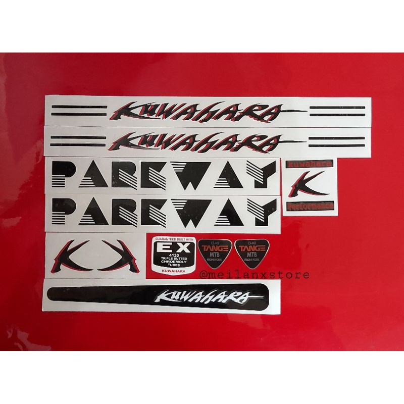 Stiker Sepeda Kuwahara Parkrway