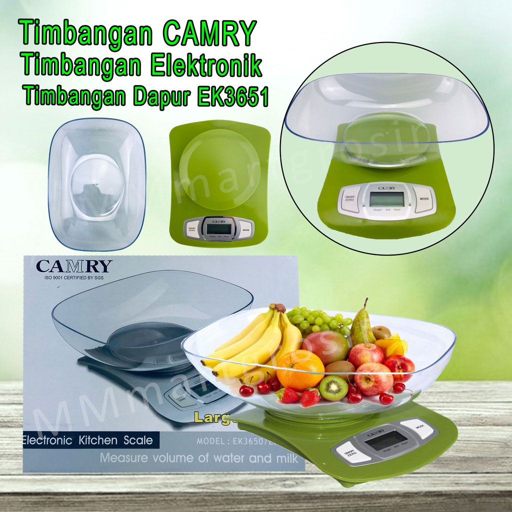 Timbangan CAMRY / Timbangan Elektronik / Timbangan Dapur / Digital EK3651