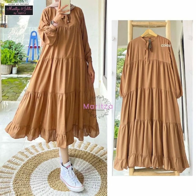 [NEW]Rachel/LONG TUNIK/ Midi Dres/Sojinn OOTD/L 12 tahun