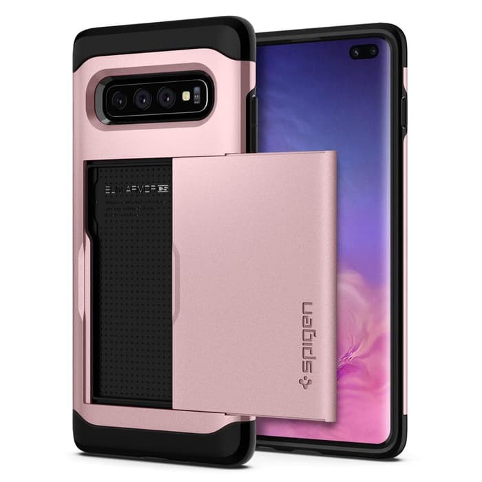 Spigen Galaxy S10 Plus Case S10+ Slim Armor CS - Rose Gold (ORIGINAL)