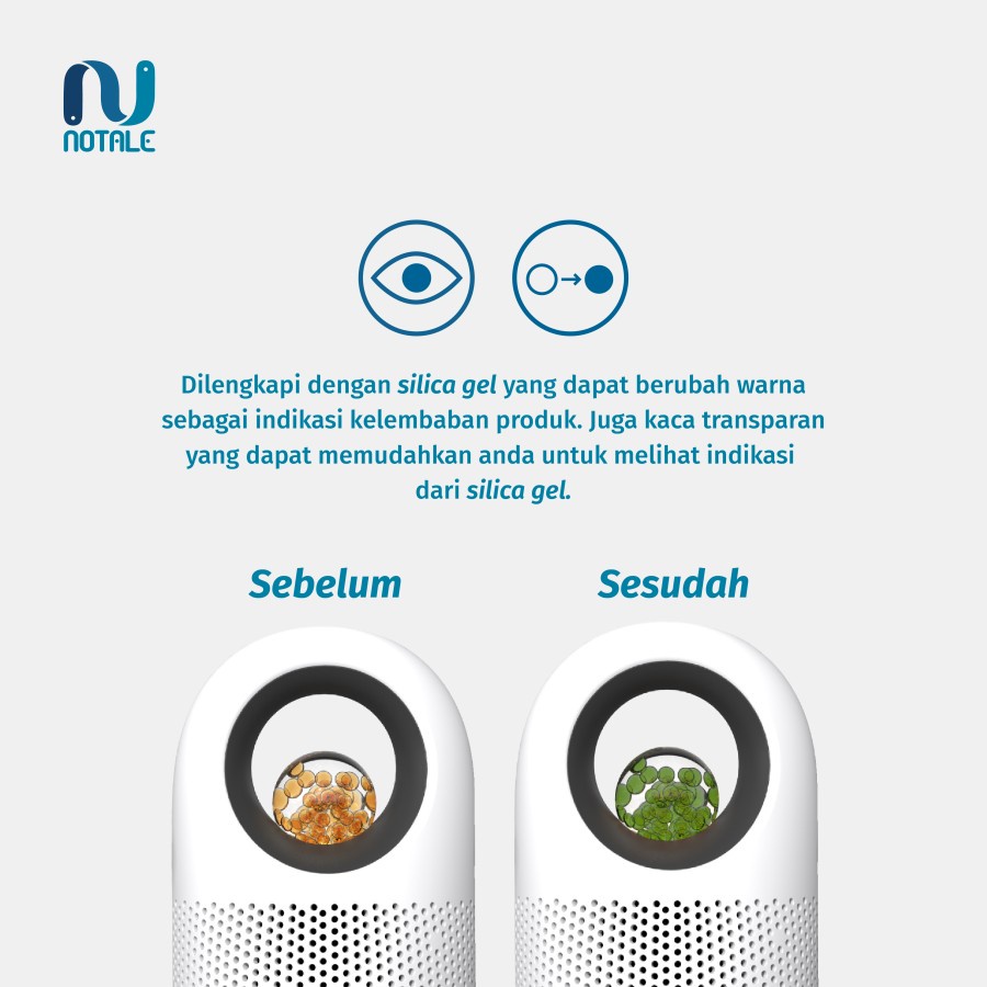 Notale Replacement Portable Dehumidifier - Serap Kelembapan Udara