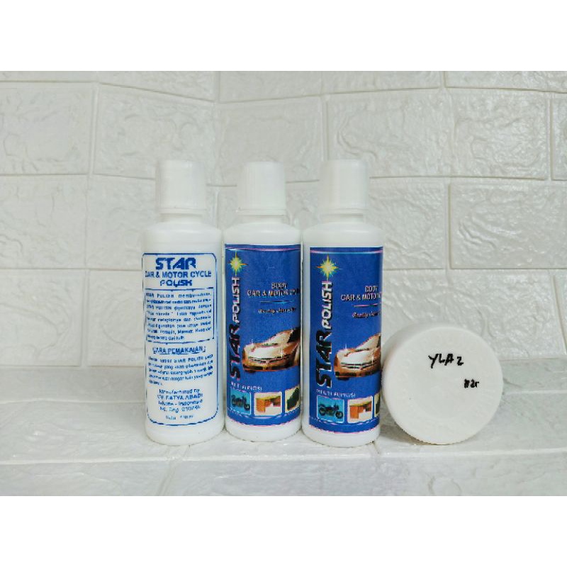 Pengkilap Mobil Star Polish dan Kompon Compound
