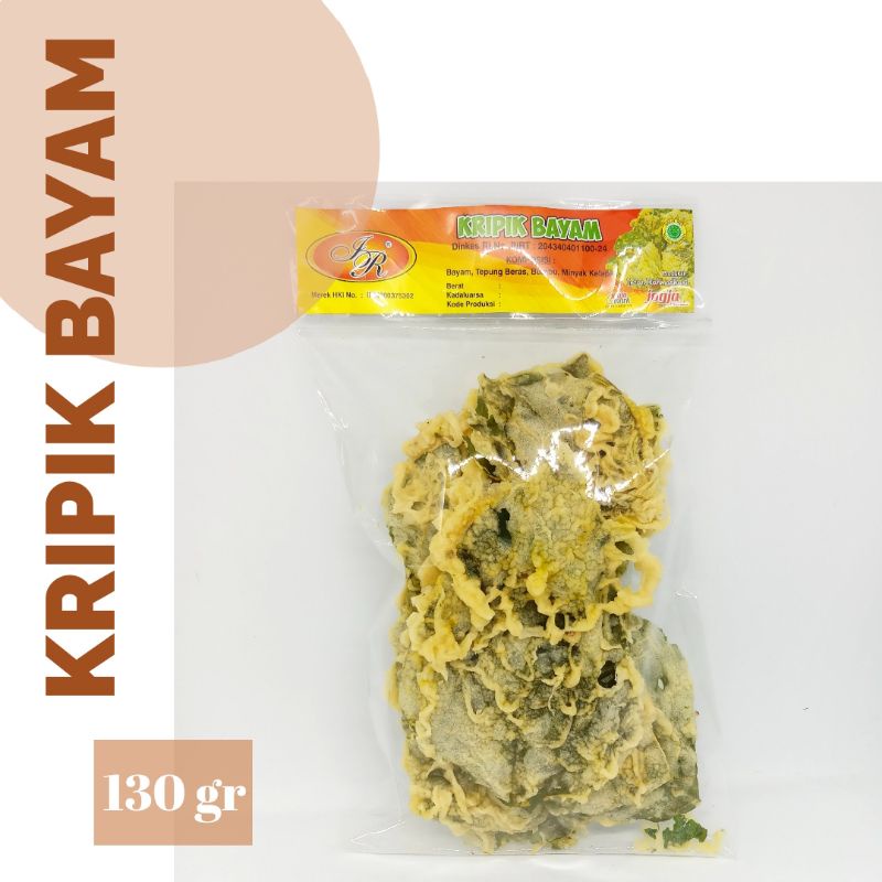 

Kripik Keripik Bayam 130 gram Intan Rahmadhani Snack IR Jogja