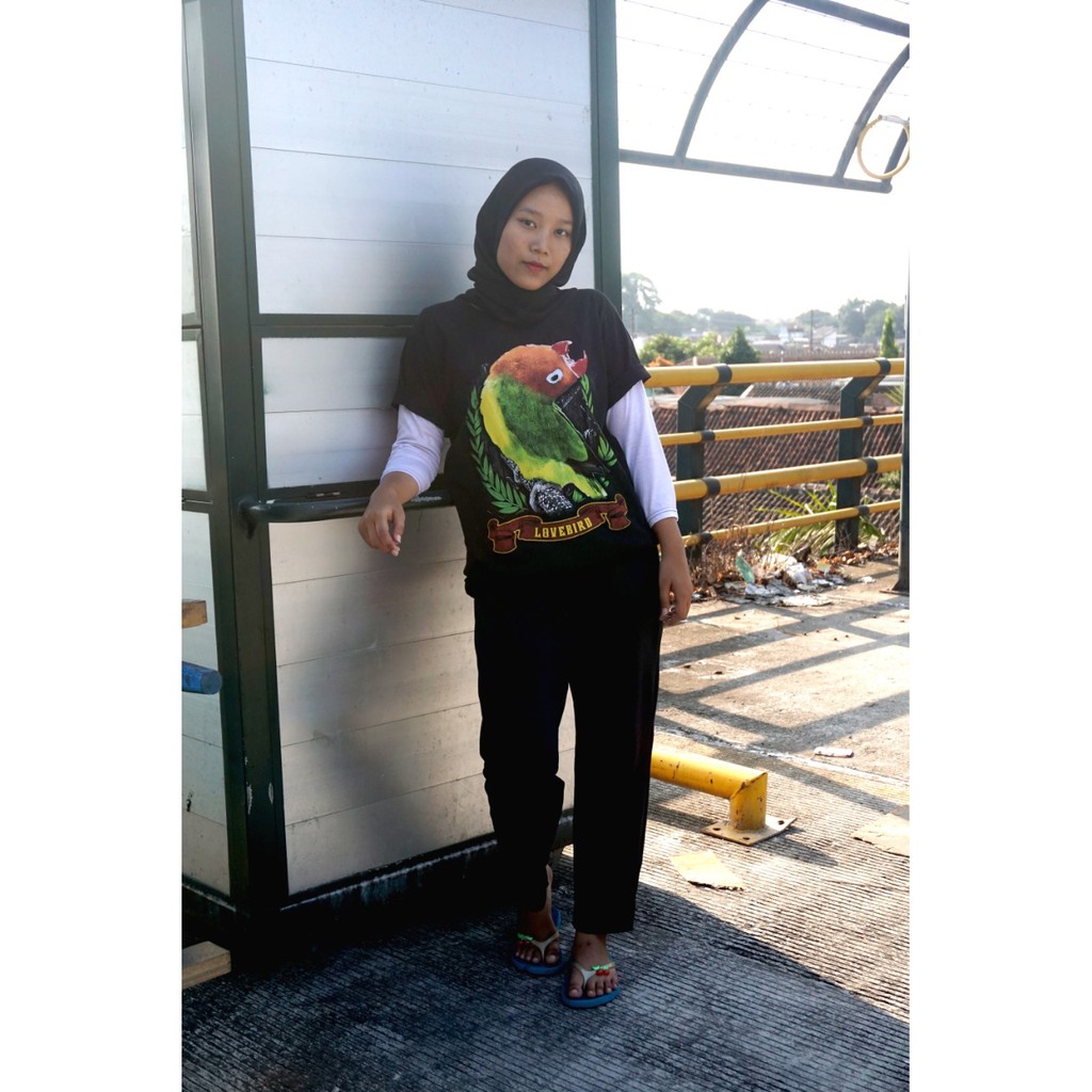 LB14, Kaos Lovebird, Kaos Kicau Mania, Baju Lovebird, Baju Gambar Burung Lovebird, Kaos Burung