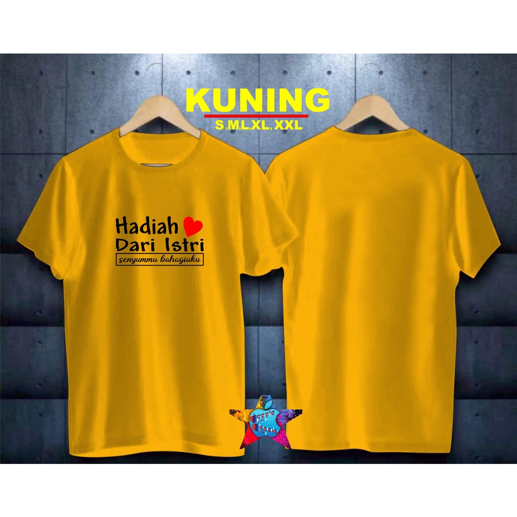 COD/ KAOS HADIAH DARI ISTRI/KAOS KATA KATA/KAOS TULISAN/KAOS HITS/KAOS KEKINIAN//KAOS KATA KATA VIRAL 2021/KAOS SANTRI/SANTRIWATI/KAOS HITS 2021/KAOS BERGAMBAR /KAOS TULISAN/KAOS EKSPRESI/KAOS PRIA /TSHIRT PRIA DAN WANITAAN /KAOS MURAH / KAOS KATUN 30S