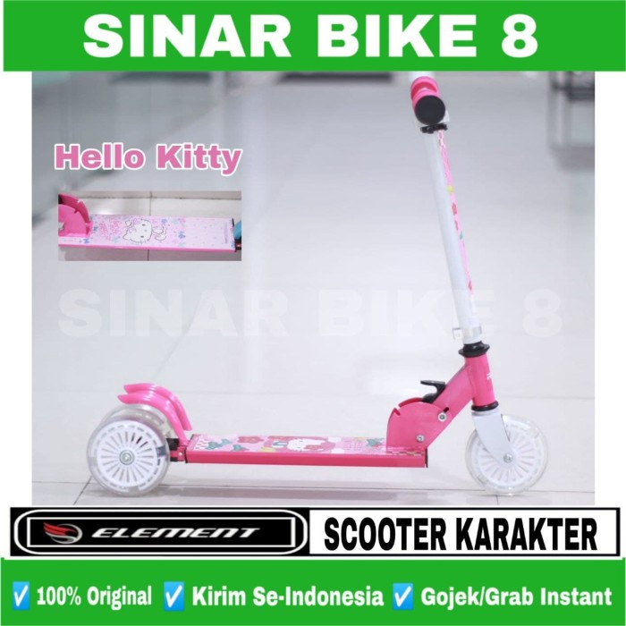 Scooter / Skuter Anak Karakter ELEMENT RMB Roda 2 dan Roda 3