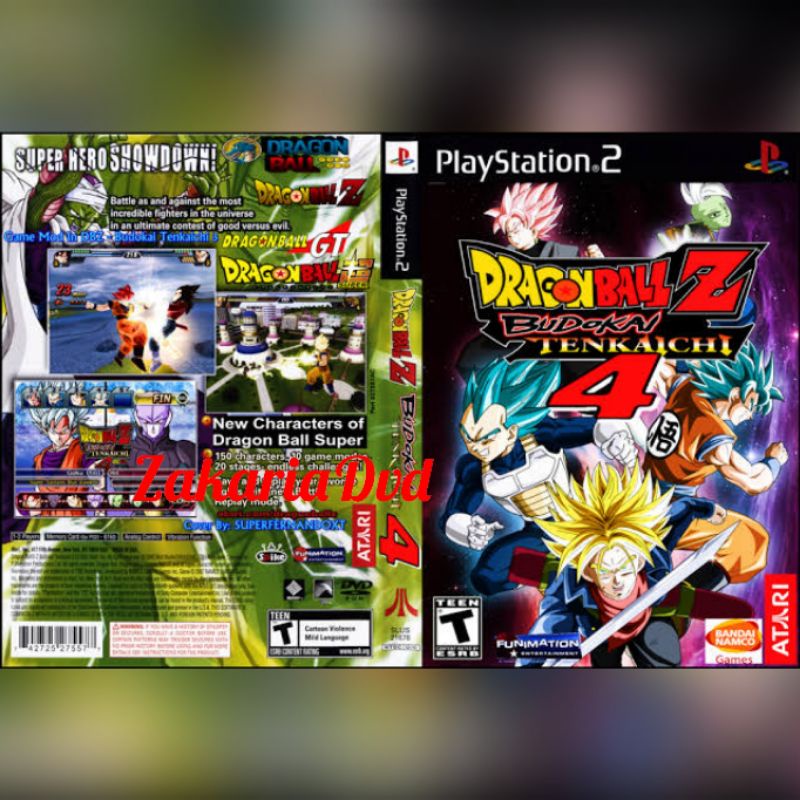 Kaset Ps 2 DRAGON BALL Z BUDOKAI TENKEICHI 4